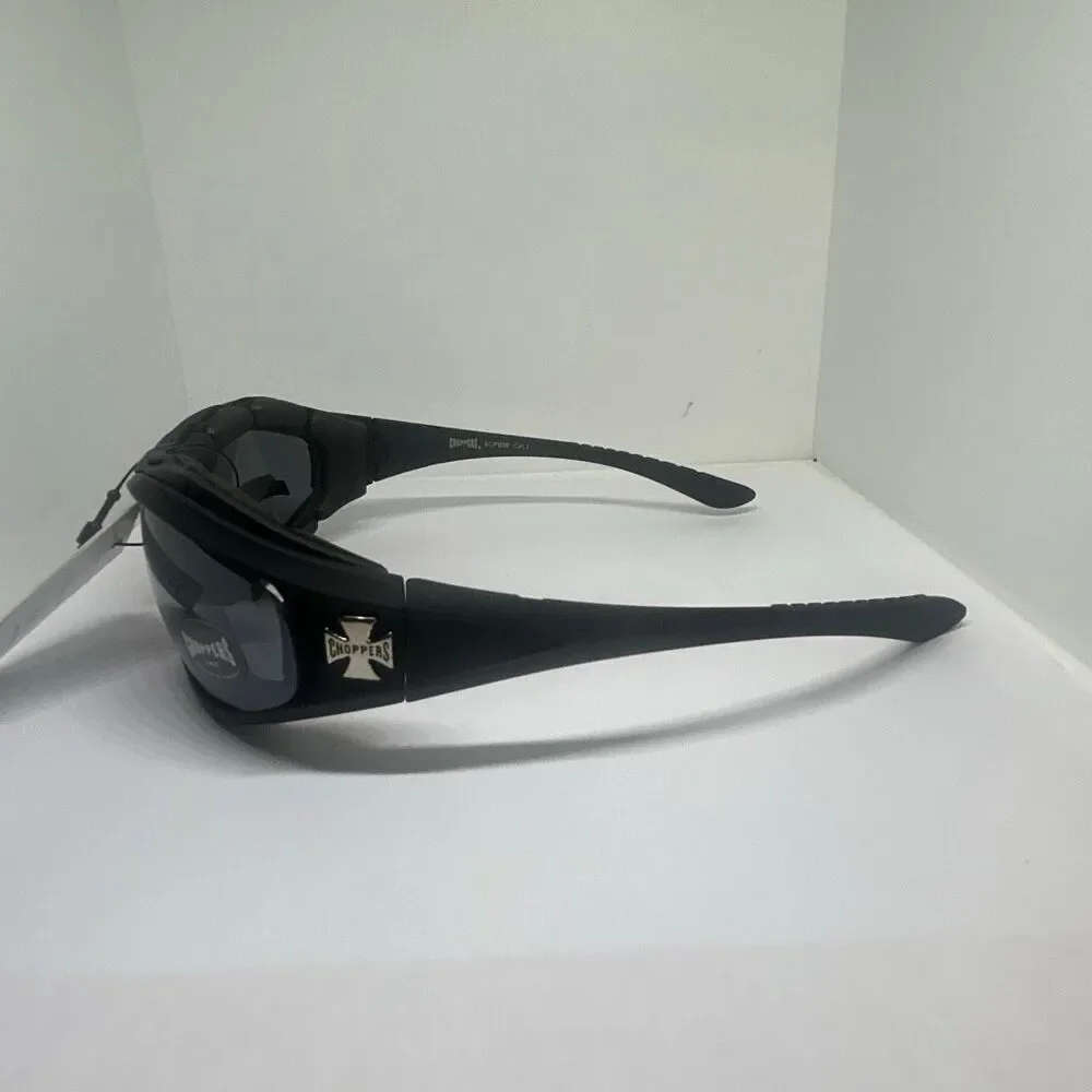 Choppers Wrap Around Sunglasses Foam Lined UV400 Protection